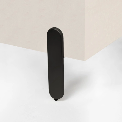 Опора меб. мет. COSMO h150 для пуфов черный матовый AKS_5