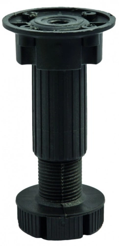 Опора кухонная пласт. h100 трехсоставная, черный (1 упак. = 280 шт.)_1