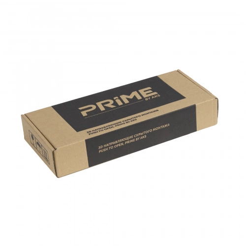 Направляющая скрытого монтажа L-500 push to open ДСП до19mm с замками PRIME by AKS 3D полное выдвижение_4