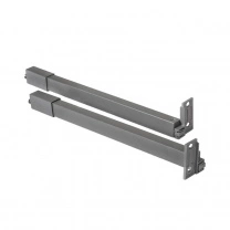 Рейлинг прямоугольный продольный Slimbox AKS L-400 графит