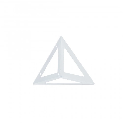 Полкодержатель мет. RISE 130*130*130*1.5 белый AKS_3