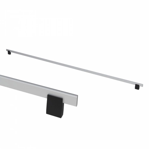 Ручка меб. скоба алюм. MOONLIGHT 944/1000 матовый хром+ черный матовый, AKS_1