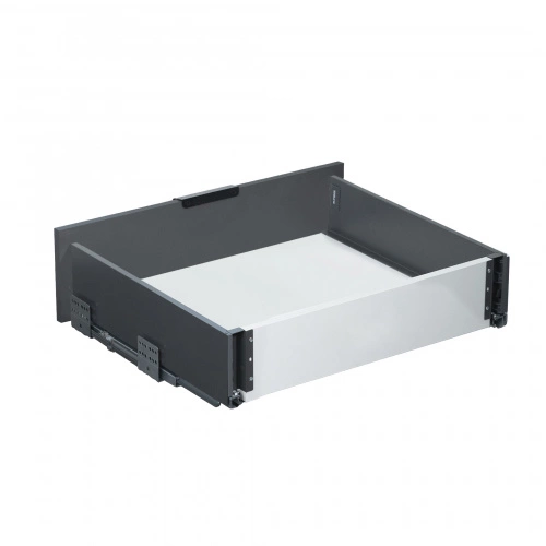 Система ящиков Slimbox Evolution L-400 H=116 с доводчиком ДСП16мм графит_3