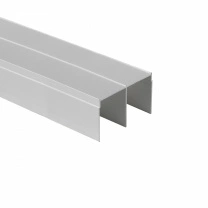 Профиль алюминиевый SENATOR серебро направляющая верхн. L-6000 мм АЛЮТЕХ фотография