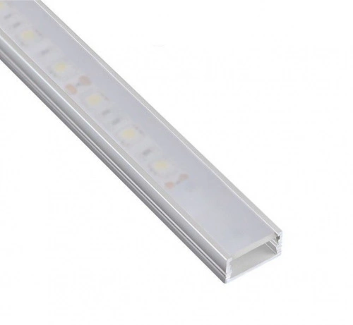 Профиль алюминиевый накладной Line Mini (Polarus Micro), серый, 2м, HLT_1