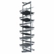 Обувная система поворотная 800 BRUNO h1927-2177 (12 полок), графит PRIME by AKS_preview_1