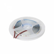 Лента светодиодная - 4,8W/m, 12V, 8мм, 2835, 60 д/м, IP20, теплый белый (3000K), CRI>70, 550 Lm, 5м, CZ фотография