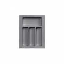 Лоток для столовых приборов 400 LINER 320*430, серый AKS