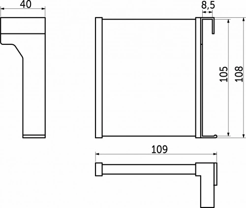 Делитель продольный Slimbox AKS графит_2
