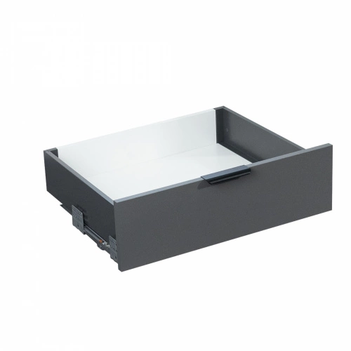 Система ящиков Slimbox Evolution L-400 H=116 с доводчиком ДСП16мм графит_1