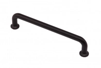 Ручка меб. скоба мет. LOFT 128 матовый черный, AKS Ручка меб. скоба мет. LOFT 128 матовый черный, AKS