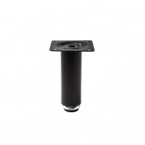 Опора меб. мет. D-150 h150 d30 с регул. черный матовый AKS