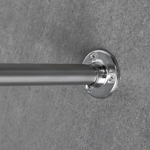 Крепление (розетка) трубы d16, хром/сталь AKS_3