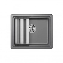 Мойка кварц, прямоугольная, KS-5501U, 550*450мм, алюминиум, под столешницу, Granula фотография