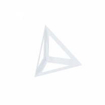 Полкодержатель мет. RISE 130*130*130*1.5 белый AKS фотография