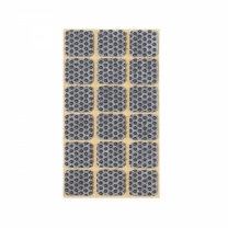 Подкладка самоприлипающая фетровая прорезиненная 25 х 25мм (1упак.=18шт), серая, Folmag фотография