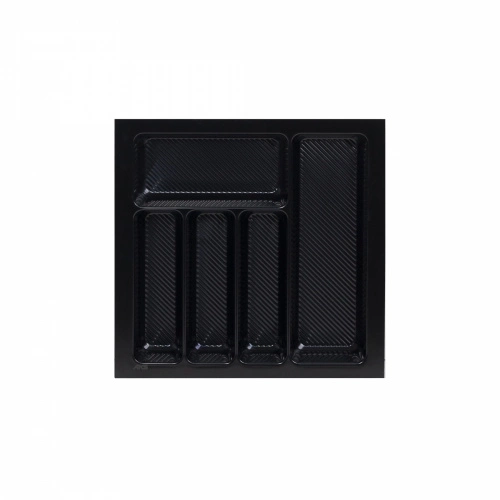 Лоток для столовых приборов 500 LINER 435*430, черный AKS_1