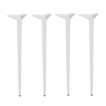 Опора меб. HELLY h720, белый муар (1 упак. = 4 шт.) AKS