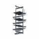 Обувная система поворотная 800 BRUNO h1037-1287 (6 полок), графит PRIME by AKS_preview_1