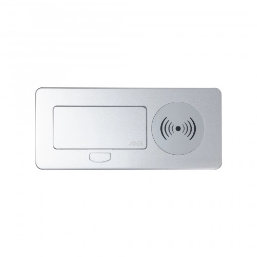 Выдвижной удлинитель Nova 5, 1 розетка, USB A + C, беспроводная зарядка, черный, AKS_5