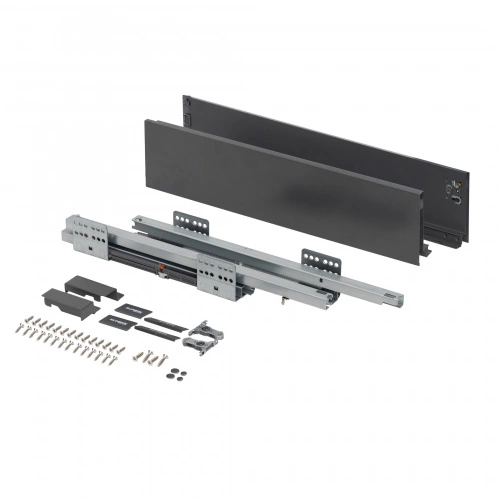 Система ящиков Slimbox Evolution L-400 H=116 с доводчиком ДСП16мм графит_4