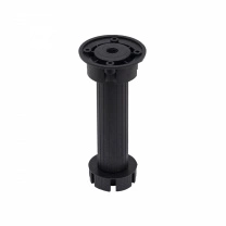 Опора кухонная пласт. h150 трехсоставная, черный (1 упак. = 200 шт.) AKS фотография