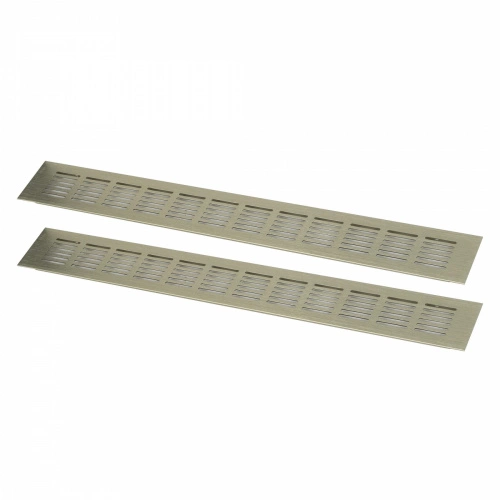 Решетка вентиляционная 480х60мм инокс алюминий AKS (1компл=2шт)_1