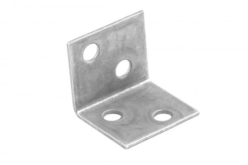 Уголок металлический FSC-01 23х23х25 (1,2), белый цинк (уп/10шт) AKS_2