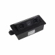 Выдвижной удлинитель Nova USB, 2 розетки, USB A + USB C, черный, AKS_preview_1