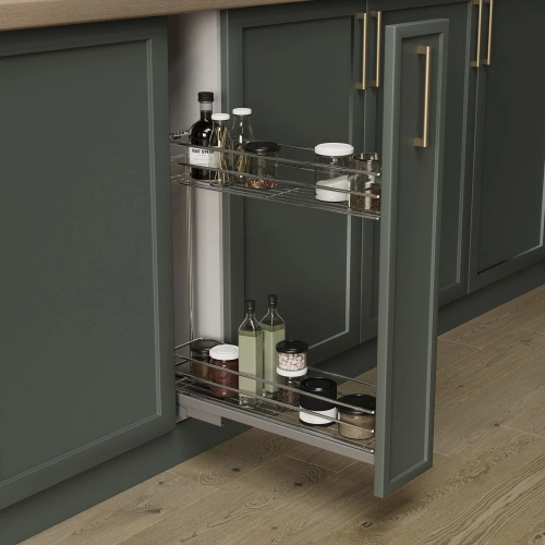 Выдвижная корзина-карго 150 NORWIG крепл.нижнее, хром AKS_5