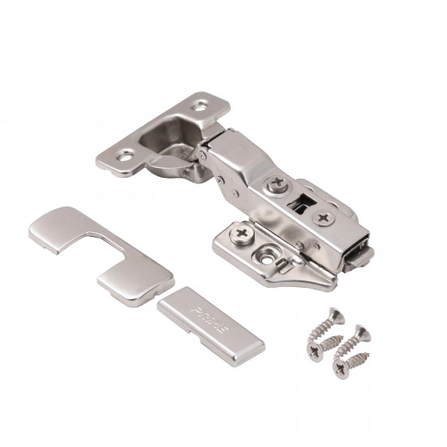 Петля полунакладная без пружины 45мм h0 clip-on PRIME by AKS 3D (саморезы, заглушки) (упак. = 2 шт.)_4