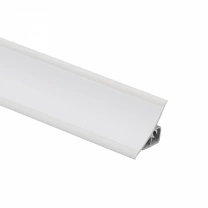 Плинтус ПВХ к столешнику LР белый (50) EL-MECH-PLAST (1шт=3м.п.) фотография