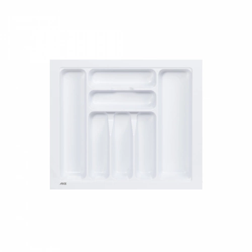 Лоток для столовых приборов 600 BASIC 540*485, белый AKS_1
