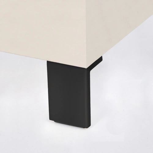 Опора меб. мет. WALL h120 черный матовый AKS_4