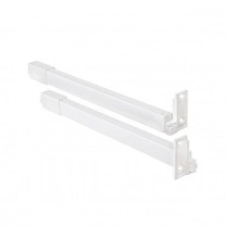 Рейлинг прямоугольный продольный Slimbox AKS L-300 белый фотография