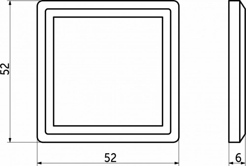 Крышка для светодиодного светильника Sania, цвет графит, AKS_2