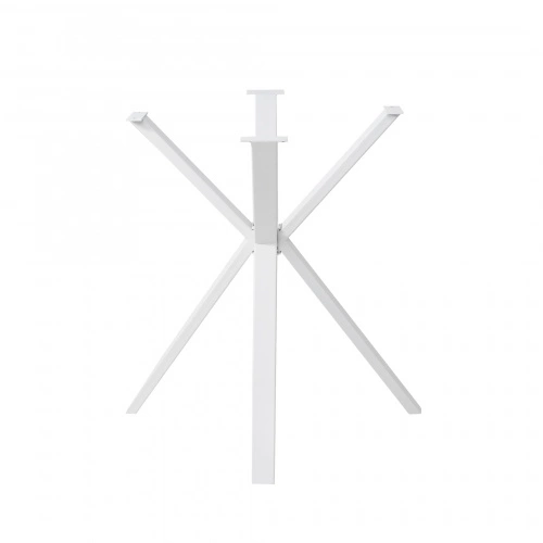 Подстолье VECTOR h714 под круглую столешницу, белый муар AKS_3