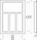 Лоток для столовых приборов 400 LINER 320*430, серый AKS_preview_1