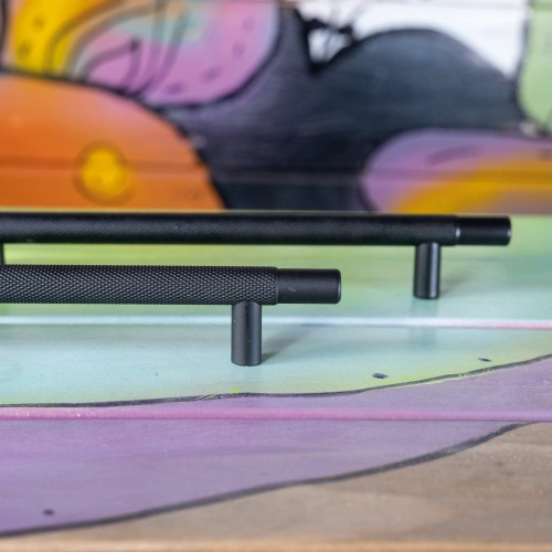 Ручка меб. скоба мет. COBRA 320 черный матовый AKS_6