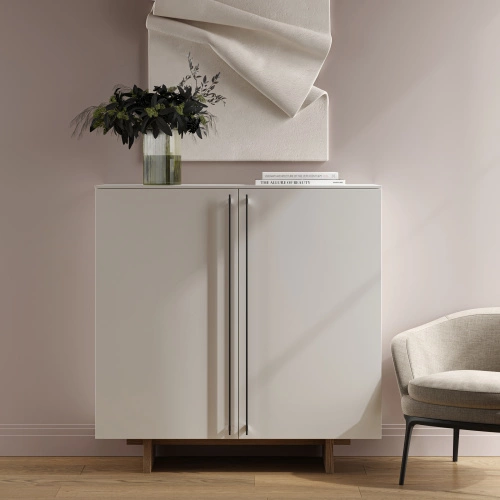 Ручка меб. скоба алюм. MOONLIGHT 944/1000 матовый хром+ черный матовый, AKS_7