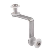 Крепление стеклянного куба мет. двойное AKS фотография