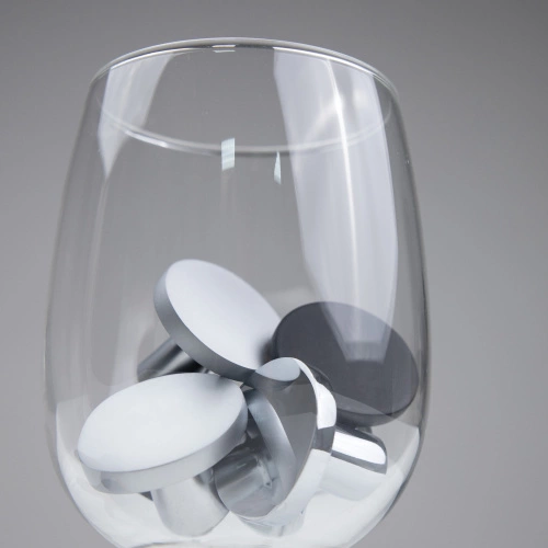 Ручка меб. кнопка мет. SOLO хром, AKS_3