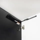 Механизм push-to-open с доводчиком черный SMART AKS для шкафных фасадов_preview_1
