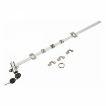 Замок для выдвижных 3-х ящиков механический центральный 288/500 AKS фотография