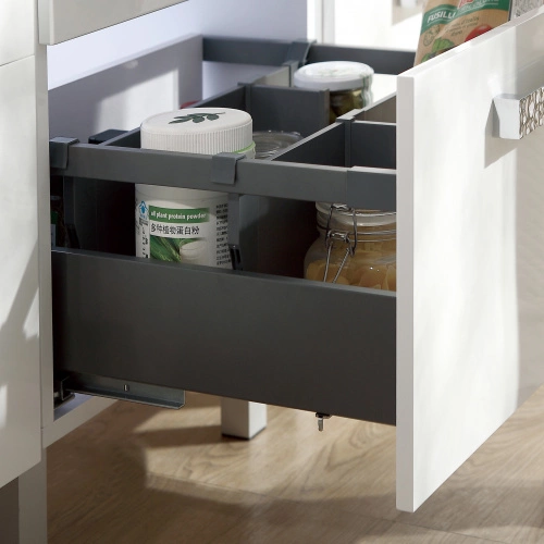 Рейлинг прямоугольный продольный Slimbox AKS L-450 графит_4