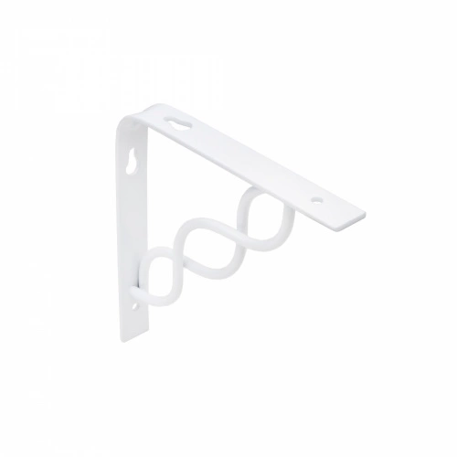 Полкодержатель мет. INFINITY 150*150*20*3, белый AKS_1