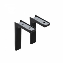 Полкодержатель регоменсоль 12см черный AKS (1 компл. = 2 шт.) фотография