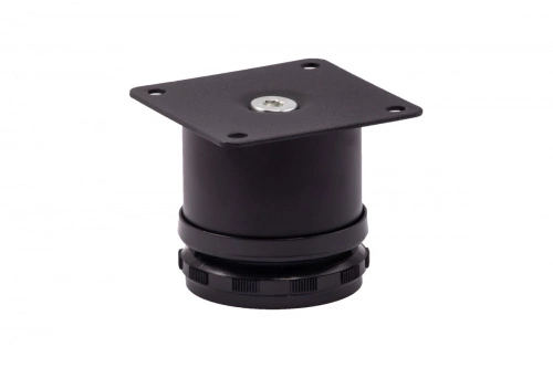 Опора меб. мет. d50 h50 с регул. черный AKS_1