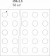 Отбойник силиконовый d8 h=1,5 AKS (лист = 50 шт.) белый_preview_1