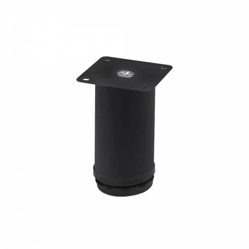 Опора меб. мет. d50 h100 с регул. черный AKS_1